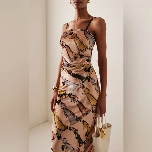 Women’s STAUD - Exclusive Ella Dress -Walk in the Park- US 4 - Picture 4 of 12